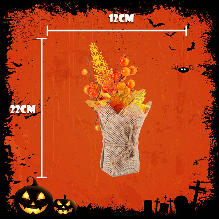 Halloween Autumn Floral Decoration | Party Decoration | Orange