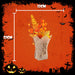 Halloween Autumn Floral Decoration | Party Decoration | Orange