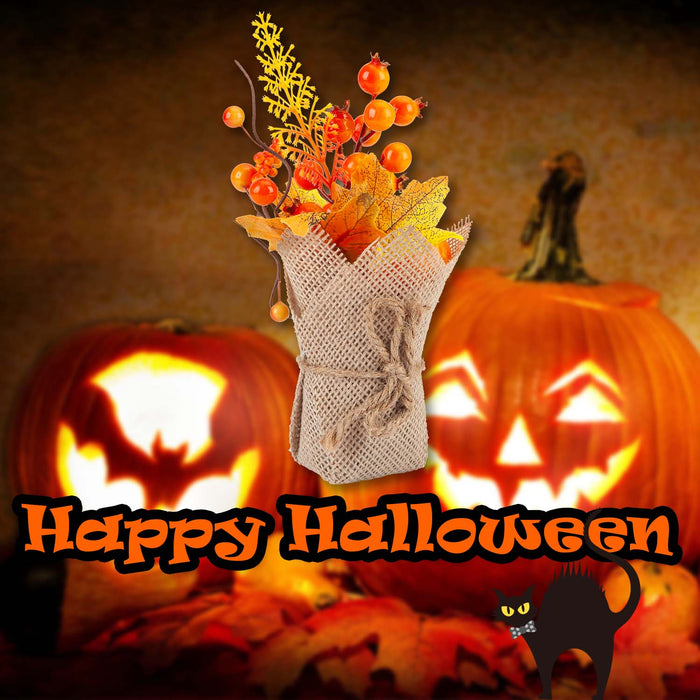 Halloween Autumn Floral Decoration | Party Decoration | Orange