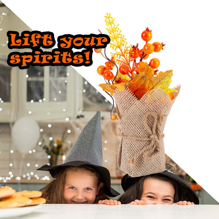 Halloween Autumn Floral Decoration | Party Decoration | Orange