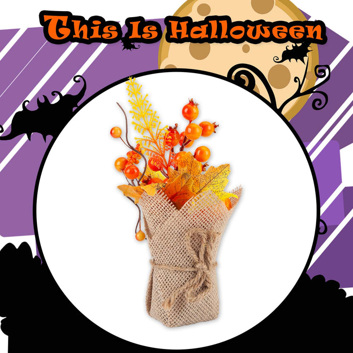 Halloween Autumn Floral Decoration | Party Decoration | Orange