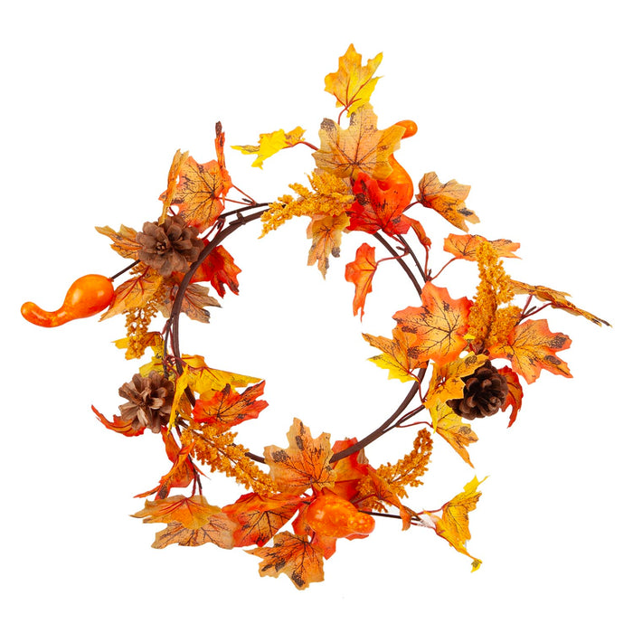 Halloween Large Floral Pumpkin Garland | Party Decoration | Orange