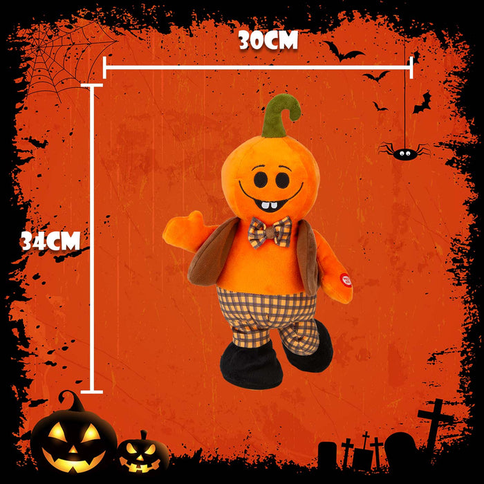 Halloween Animated Spinning Pumpkin | Party Decoration | Orange