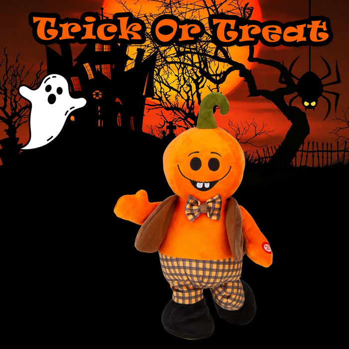 Halloween Animated Spinning Pumpkin | Party Decoration | Orange