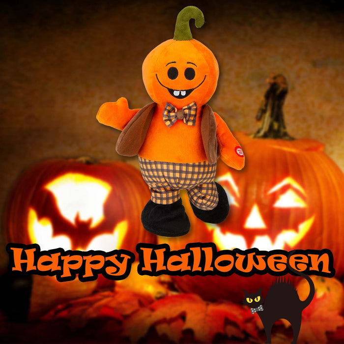 Halloween Animated Spinning Pumpkin | Party Decoration | Orange