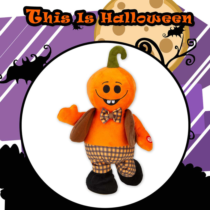 Halloween Animated Spinning Pumpkin | Party Decoration | Orange