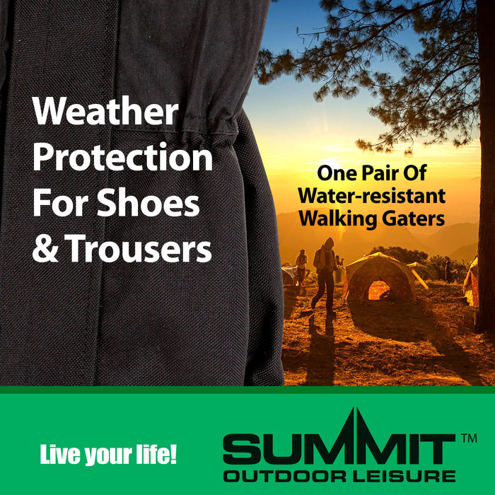 Unisex L/XL Waterproof Gaiters - Pinnacle