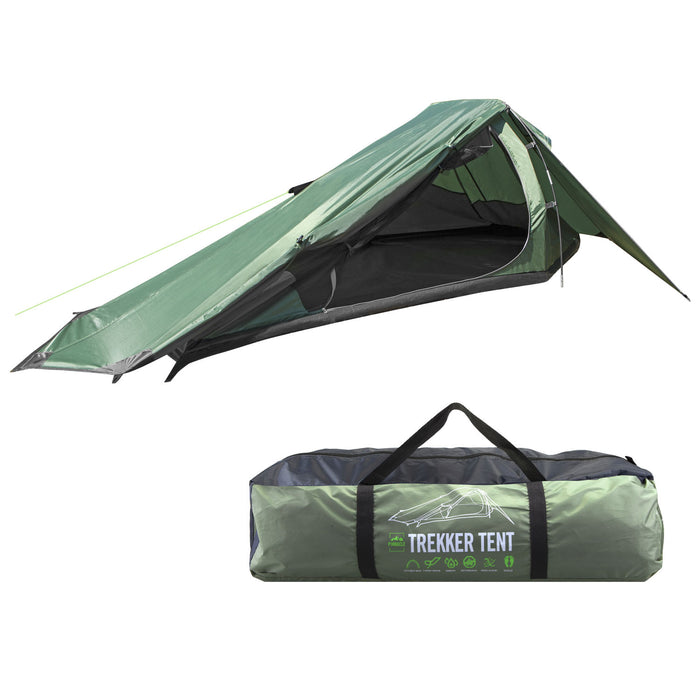 Eiger Trekker Dome Tent - Sage Green 1 2 4 Person Waterproof