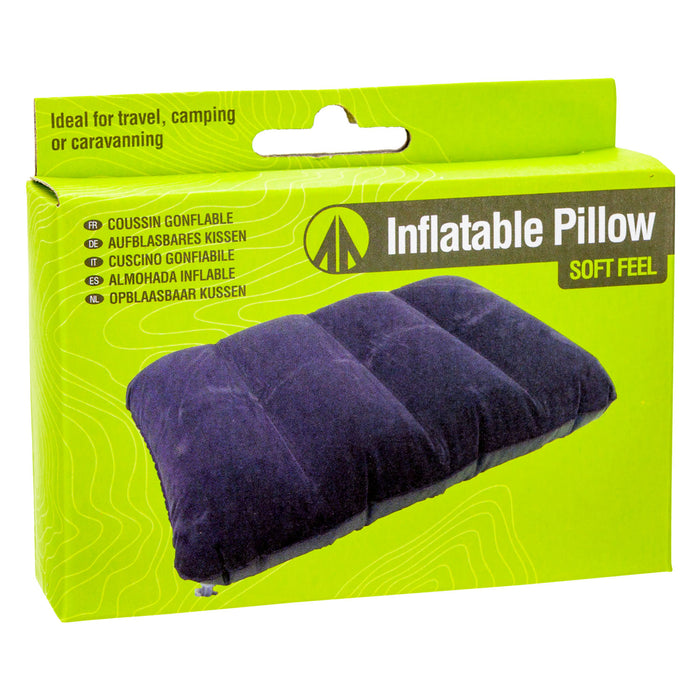 Flocked Inflatable Pillow