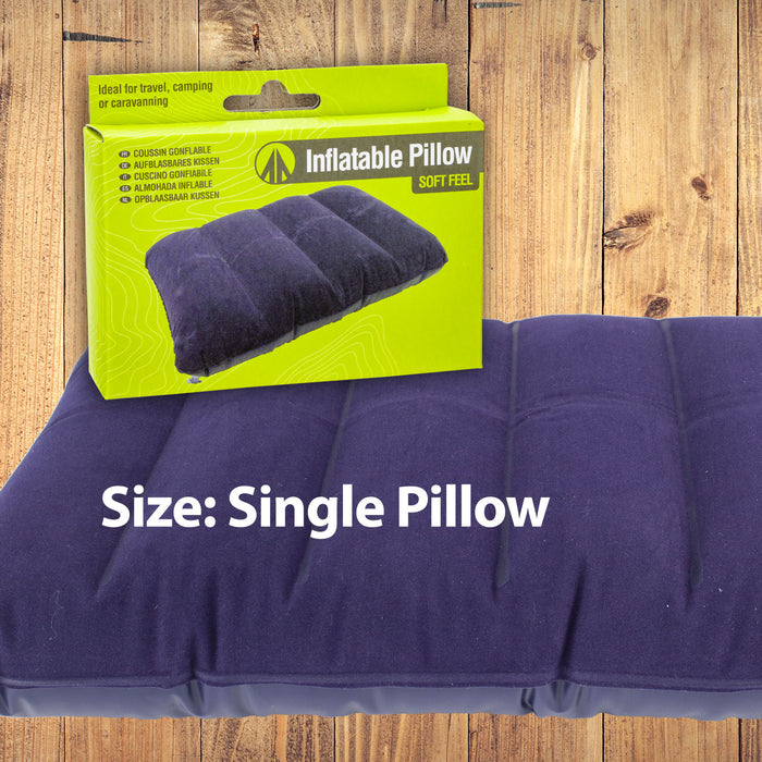 Flocked Inflatable Pillow