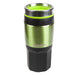 Green 400ml Travel Mug Insulated Metallic Cup - Outdoor Leisure
