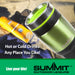 Green 400ml Travel Mug Insulated Metallic Cup - Outdoor Leisure