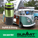 Green 400ml Travel Mug Insulated Metallic Cup - Outdoor Leisure