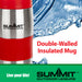 Red Double Walled Flask Travel Mug 380ml - Outdoor Leisure