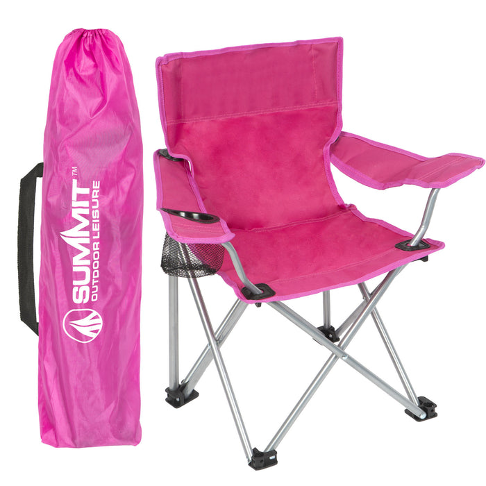 Pink Junior Folding Chair - Camping