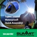- Blue Double Pop-Up Tent Two Person, for Camping, Holiday, Festival