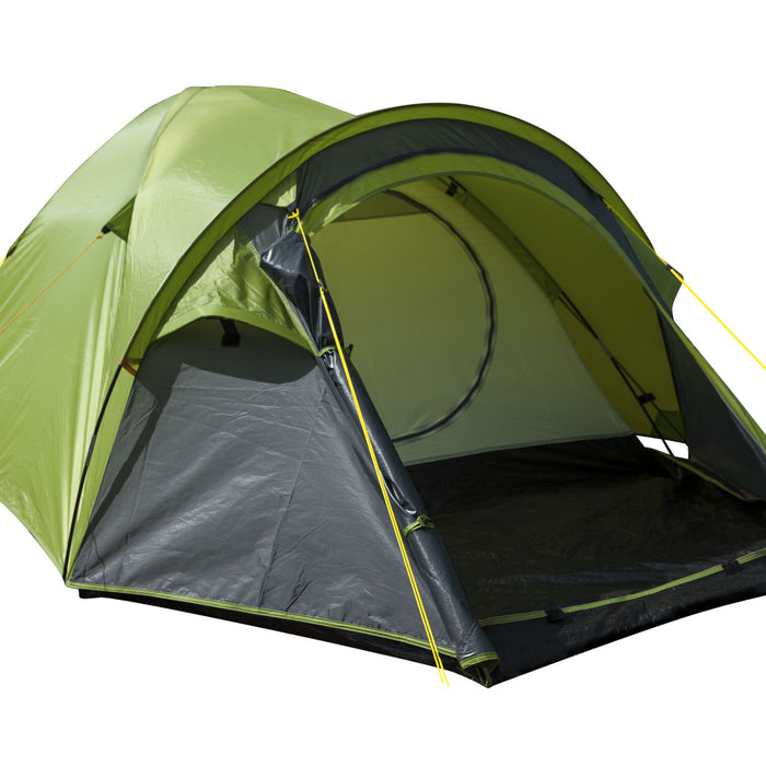 VFM/ - Green Two Man Tent Double Skin Dome,Camping, Holiday, Festival