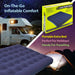 Luxury Flocked Double Airbed Camping - Outdoor Leisure