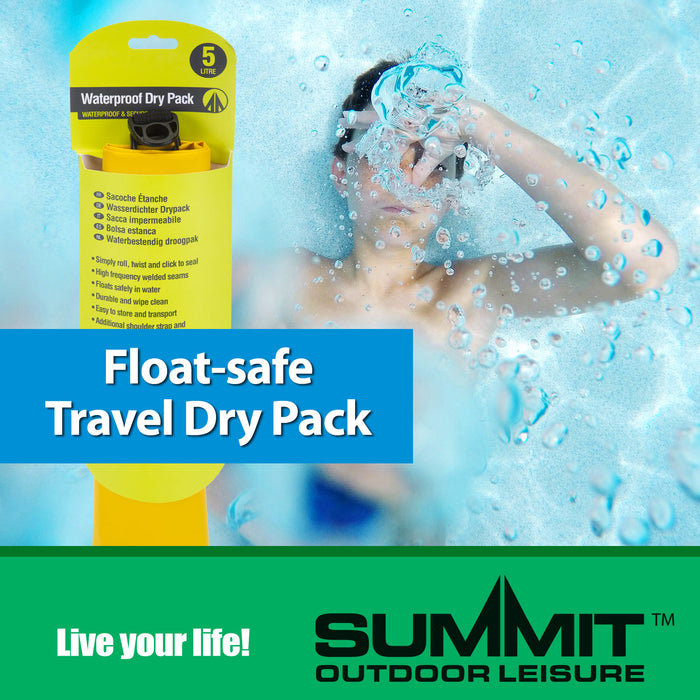 Floating 5L Dry Bag 100% Waterproof - Summit