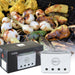 Portable White Rectangular BBQ - Wilyabrup