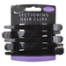 Black Hair Sectioning Clips Styling Tools- Glamour Studio (5 Pack)