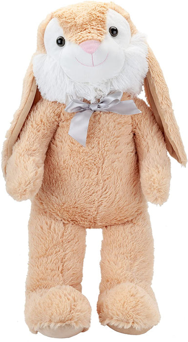 Giant Brown Plush Bunny Easter Soft Toy - Cuddle Crew