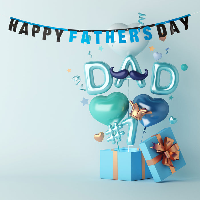 Happy Father's Day Banner - Best Dad Ever 180cm