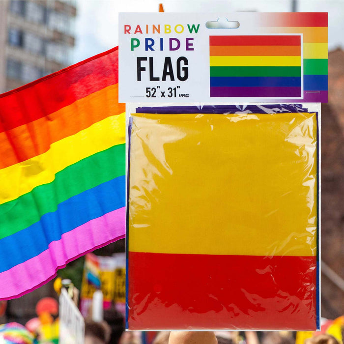 Rainbow Pride Large Flag 52" x 31"