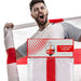 St George's 20ft Bunting 10 Flags, Euro Decorations for Football Fans