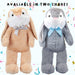 Giant Grey Plush Bunny Easter Soft Toy - Cuddle Crew