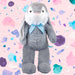 Giant Grey Plush Bunny Easter Soft Toy - Cuddle Crew