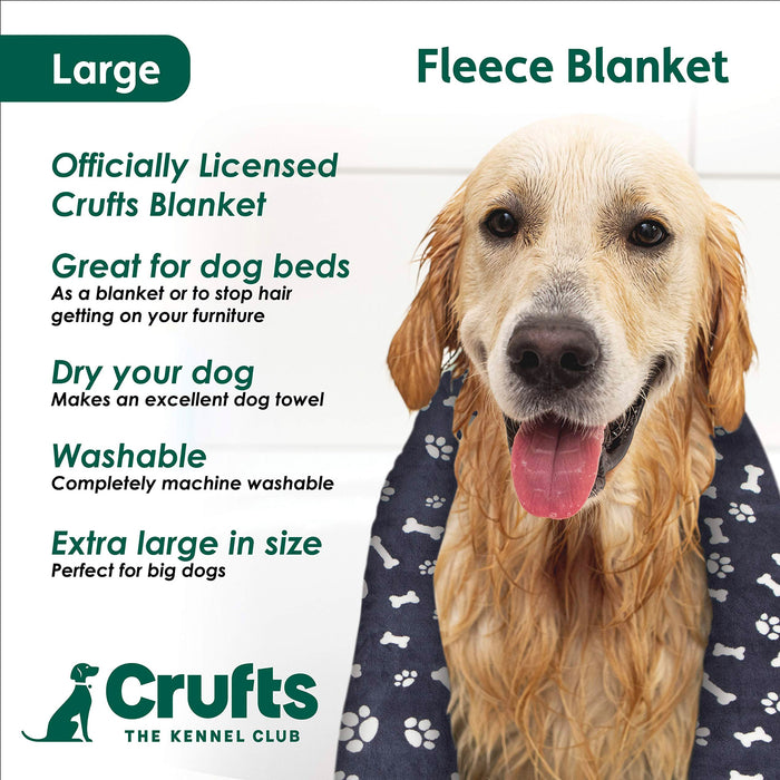 Crufts - Three Pack Dog Blanket Large