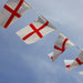 England Bunting 8 Flags - St. Georges Day, Football, Cricket or Rugby