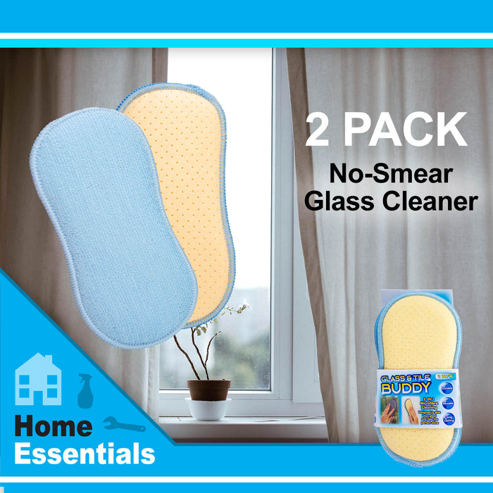 Kitchen Buddy Glass & Tile 2 In 1 Cloth Pads - Eazee 2 Clean (3 Pack)