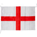 St George's String Flag, England Flag for Football, Size: 89 X 60cm