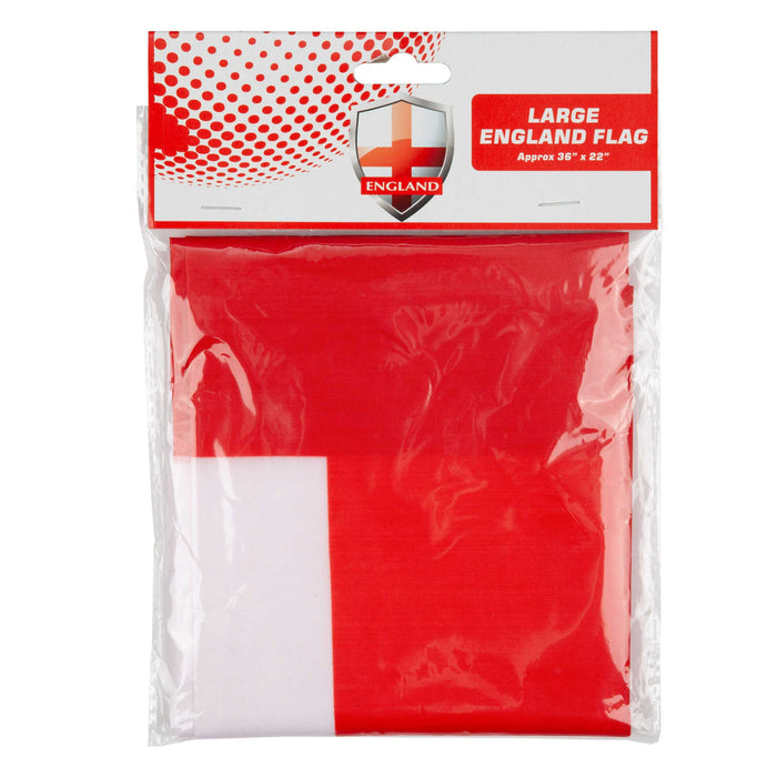 St George's String Flag, England Flag for Football, Size: 89 X 60cm