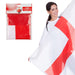St George's String Flag, England Flag for Football, Size: 89 X 60cm