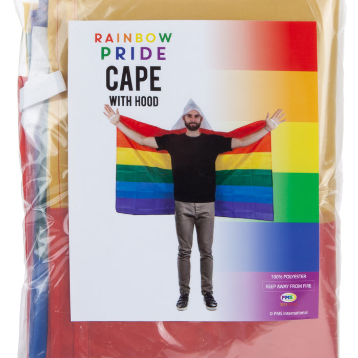 Rainbow Pride Hooded Cape 90 x 150cm