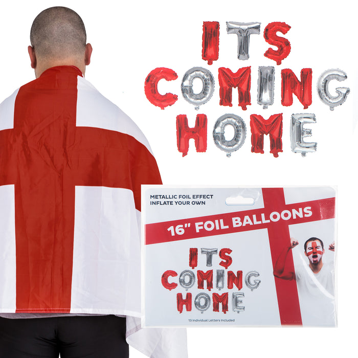 It's Coming Home Balloons 16" Foil Letters, Celebrations