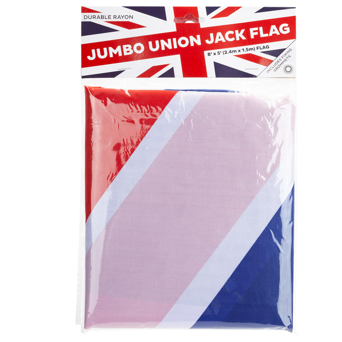 Union Jack Flag Medium - Coronation Jubilee Sporting events 8ft x 5ft