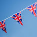 Union Jack Bunting Triangle 20ft 12 Flags, Coronation Jubilee Sporting events