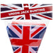 Union Jack Bunting Triangle 20ft 12 Flags, Coronation Jubilee Sporting events