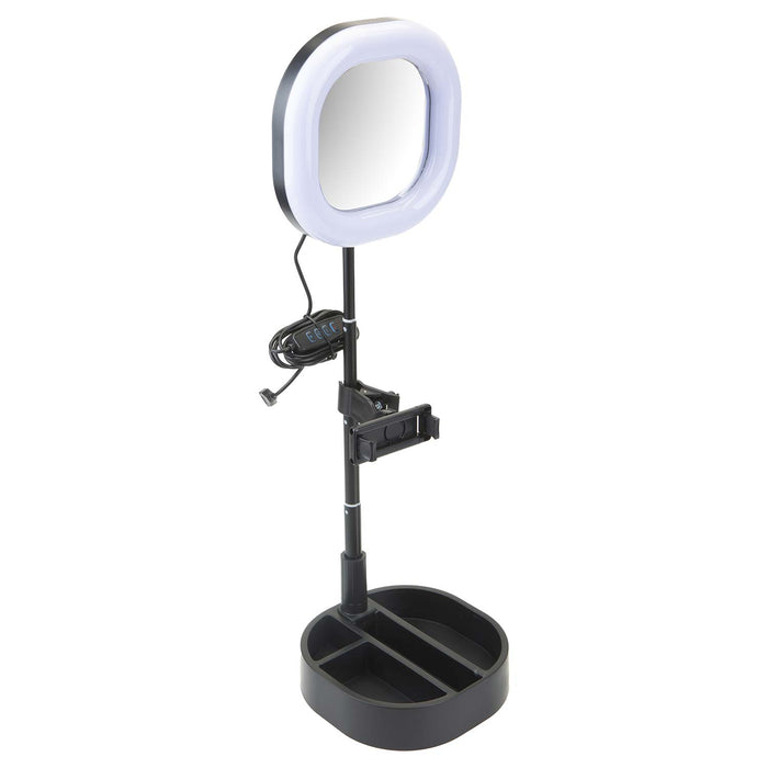 Social Media 15cm LED Ring Light with Phone Holder