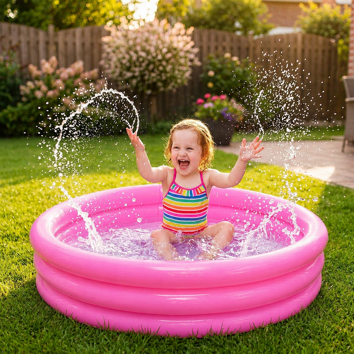 Children's pink Paddling Pool 86 x 20cm