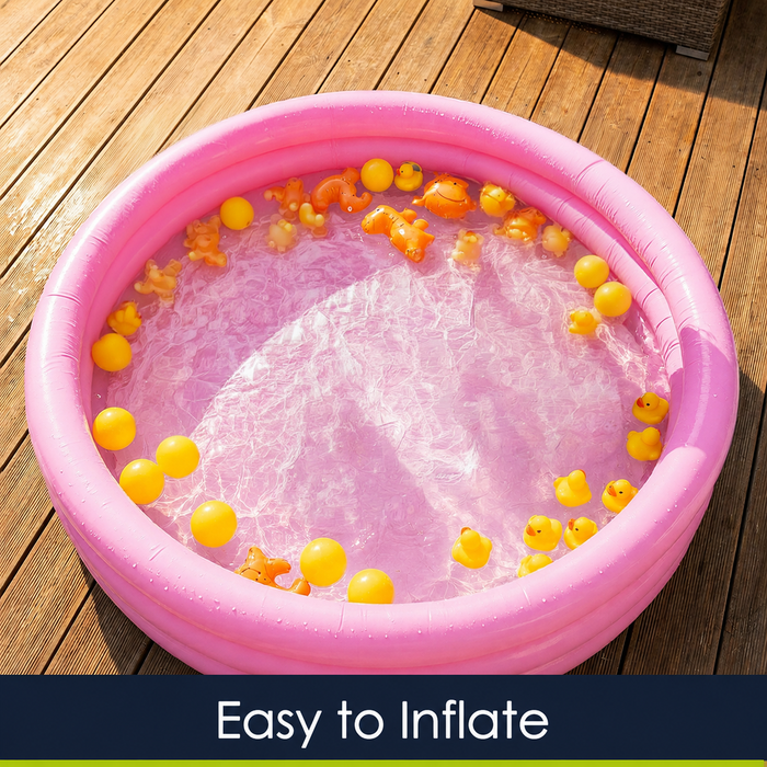 Children's pink Paddling Pool 86 x 20cm