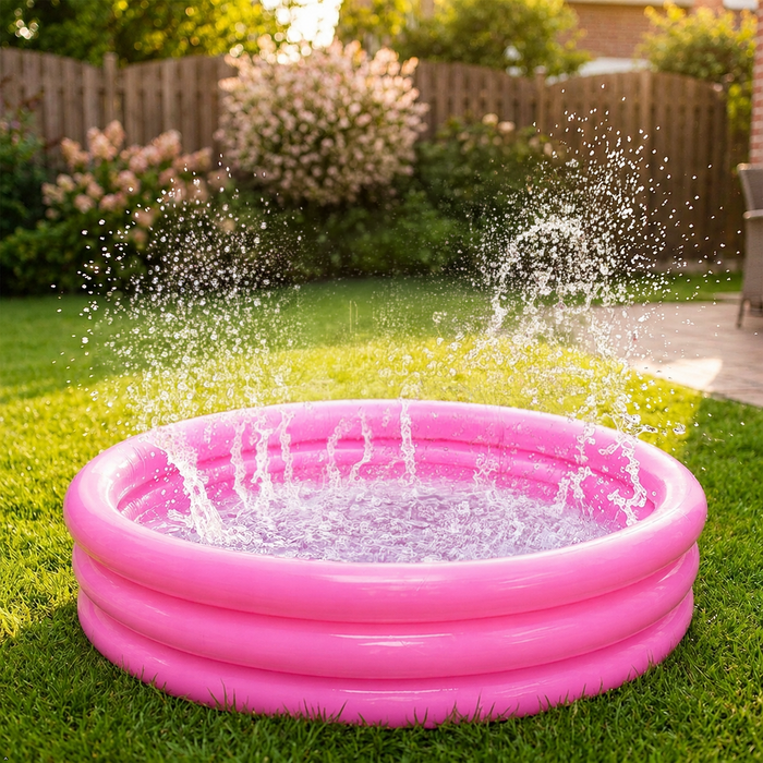 Children's pink Paddling Pool 86 x 20cm