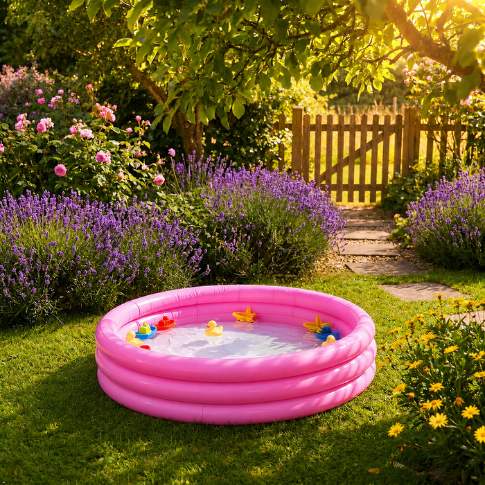 Children's pink Paddling Pool 86 x 20cm
