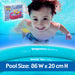 Children's Blue Paddling Pool 86 x 20cm