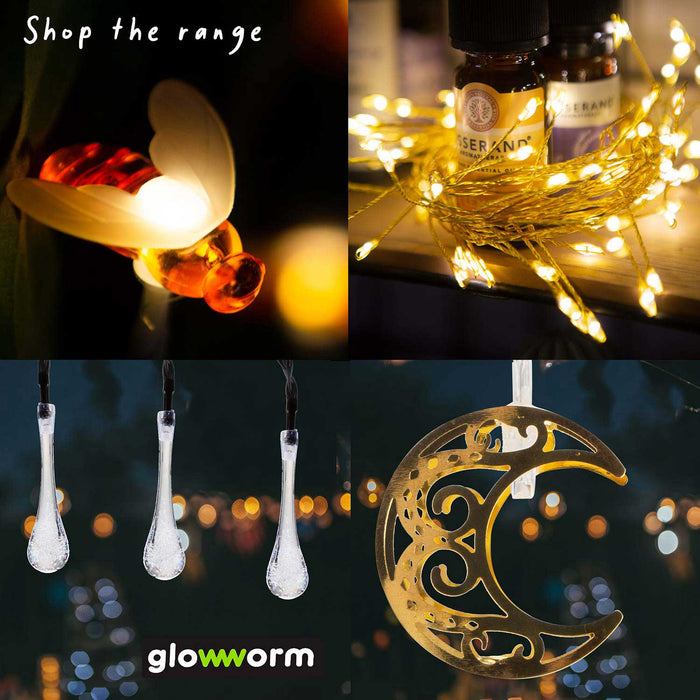 Glowworm Diamond String Lights - Warm White LED