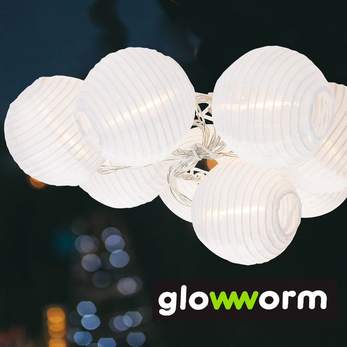 Glowworm Globe String Lights - Warm White LED